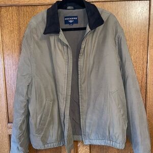 Mens Dockers Tan Coat. Size XL